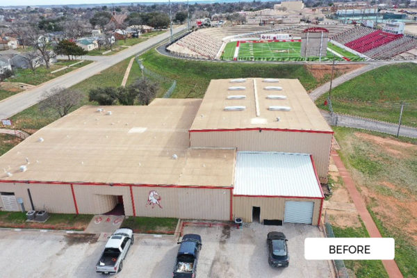 Sweet water ISD field house – Before5